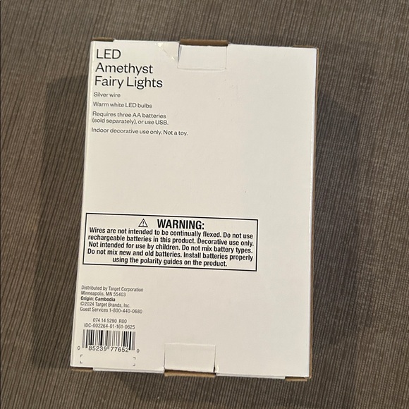 ROOM ESSENTIALS LED Amethyst Fairy Lights NEW (Battery operated, not included!) - Picture 4 of 6